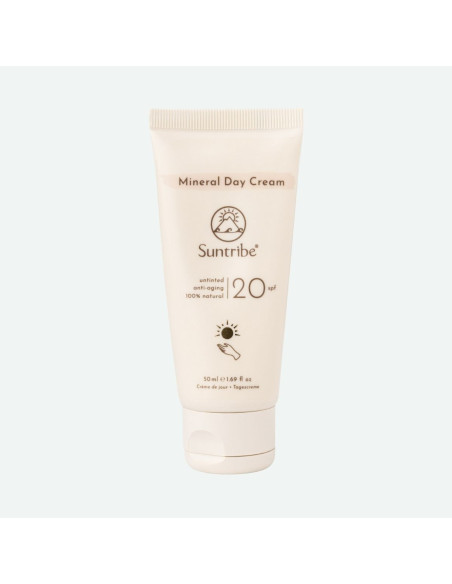 Crema de Día Mineral Ecológica SPF 20 sin Tinte – Suntribe