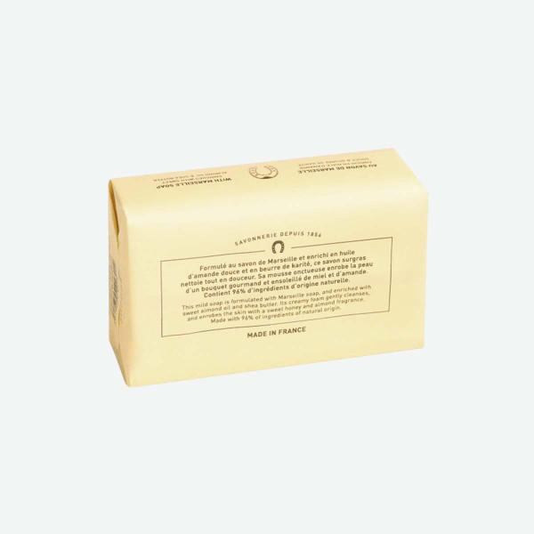 Pastilla de Jabón de Marsella con perfume Almendras y Miel