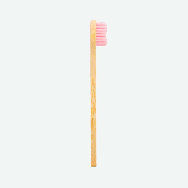 Cepillo de Dientes de Bambú Infantil con Cerdas Coloreadas