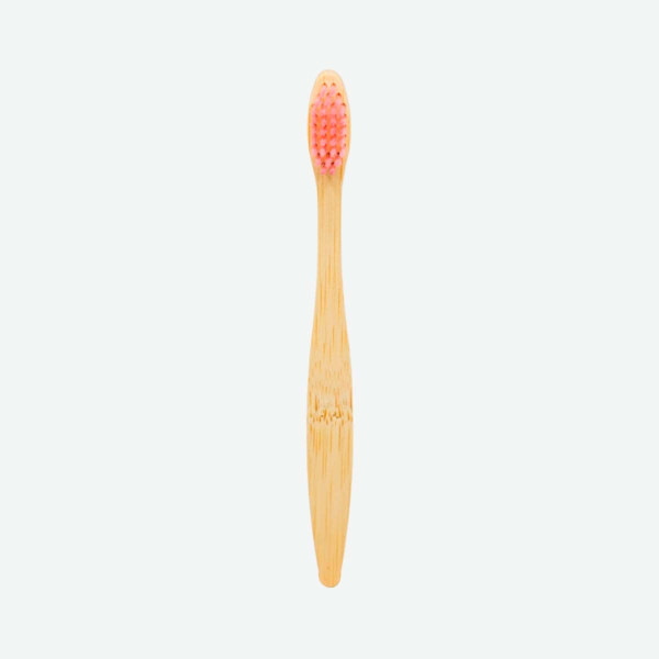 Cepillo de Dientes de Bambú Infantil con Cerdas Coloreadas