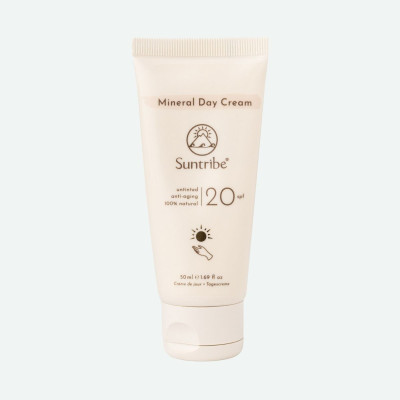 Crema de Día Mineral Ecológica SPF 20 sin Tinte – Suntribe