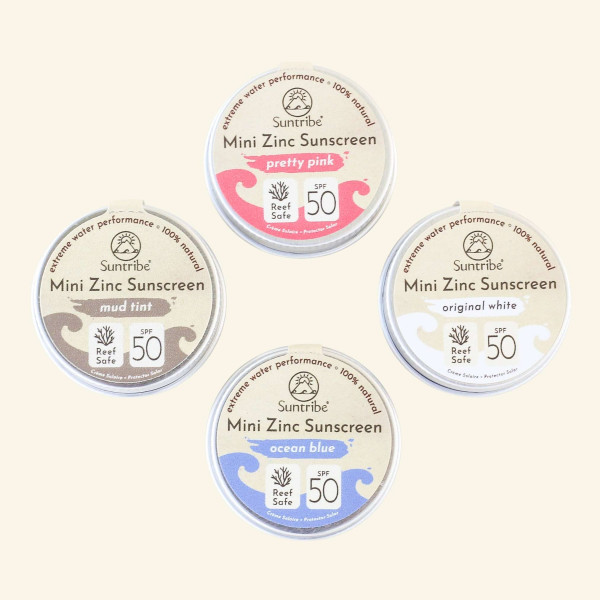 Protector Solar Mineral SPF 50 Tamaño Mini – 4 Colores