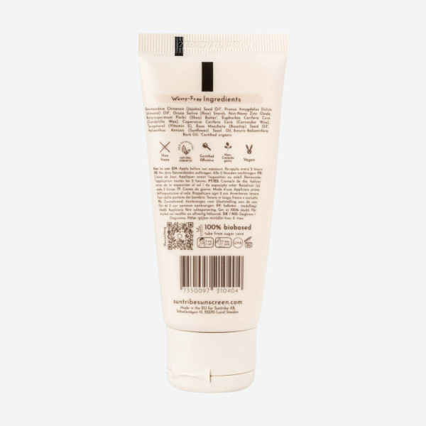 Crema de Día Mineral Ecológica SPF 20 sin Tinte – Suntribe