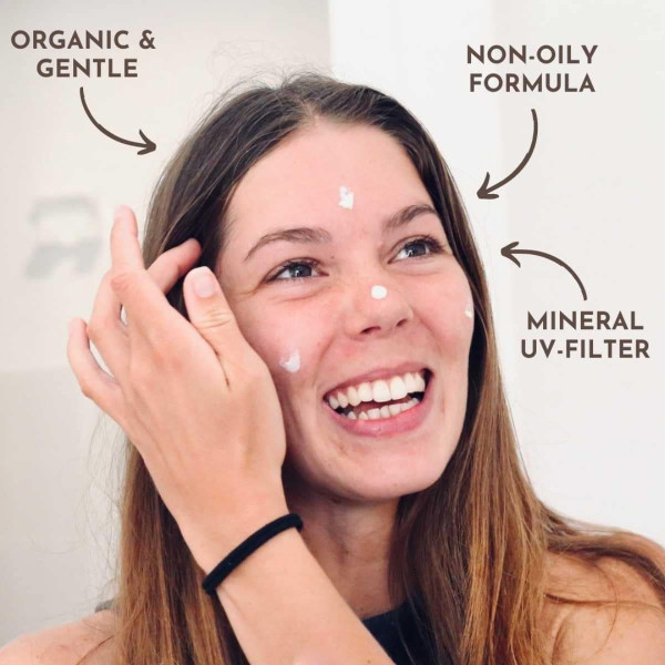 Crema de Día Mineral Ecológica SPF 20 sin Tinte – Suntribe