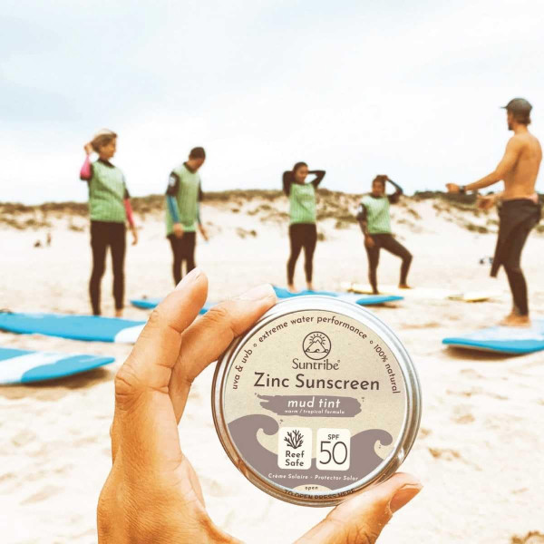 Crema Solar Mineral Ecológica en Lata SPF 50 (Marrón)