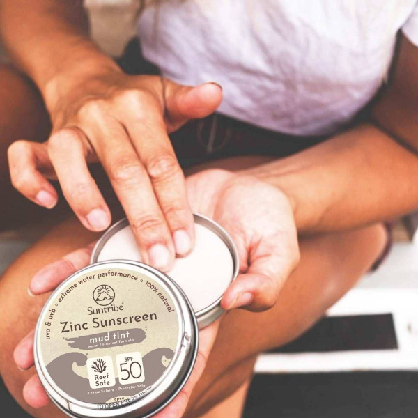 Crema Solar Mineral Ecológica en Lata SPF 50 (Marrón)