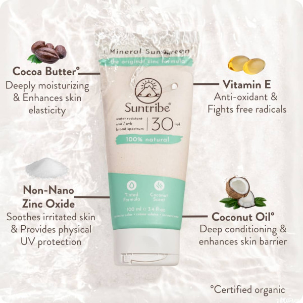 Crema Solar Mineral SPF 30 – Suntribe | Uso Diario
