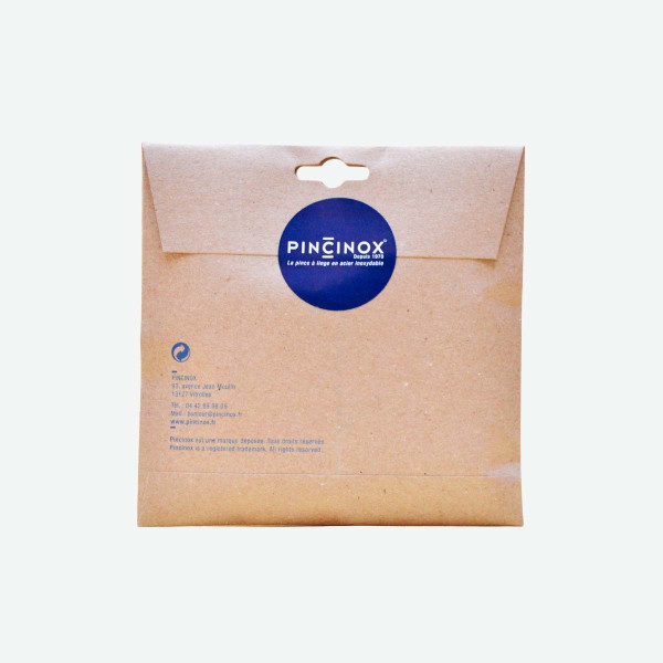 Pinzas de acero inoxidable pack de 12
