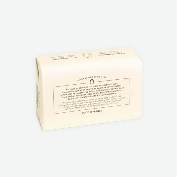 Jabón de Marsella con perfume – Té Blanco y Yuzu