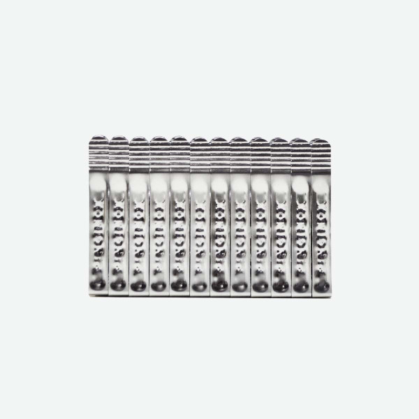Pinzas de acero inoxidable pack de 12