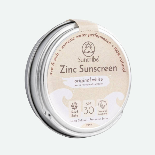Crema Solar Mineral Ecológica en Lata SPF 30 (Blanco)