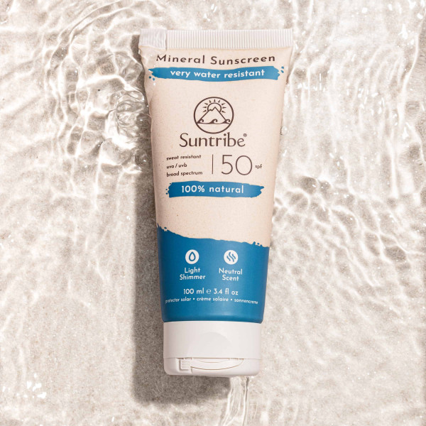 Crema Solar Mineral SPF 50 – Suntribe | Especial Deporte