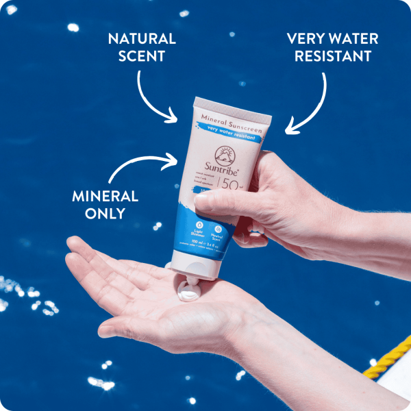 Crema Solar Mineral SPF 50 – Suntribe | Especial Deporte