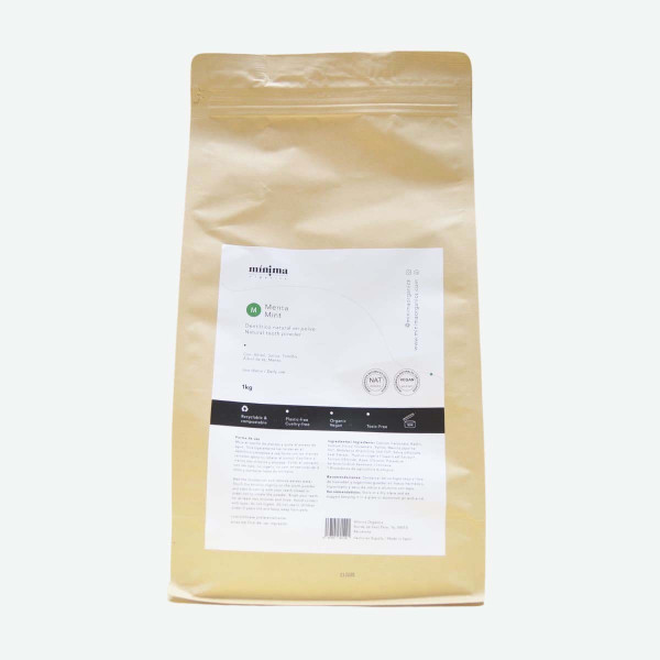 Dentifrice en poudre à la menthe en vrac de 1Kg