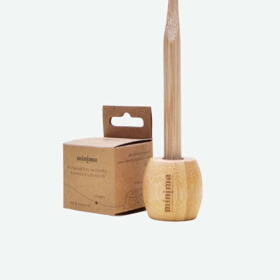 Porte-brosse à dents en bambou 2