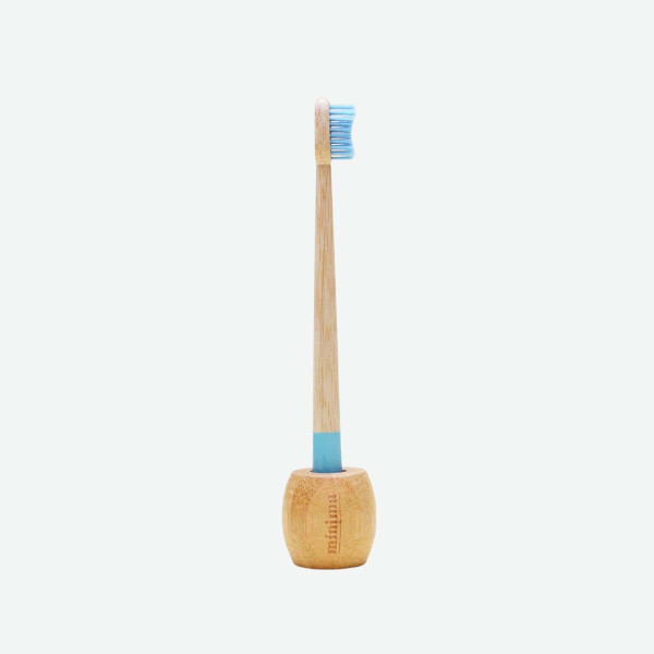 Porte-brosse à dents en bambou